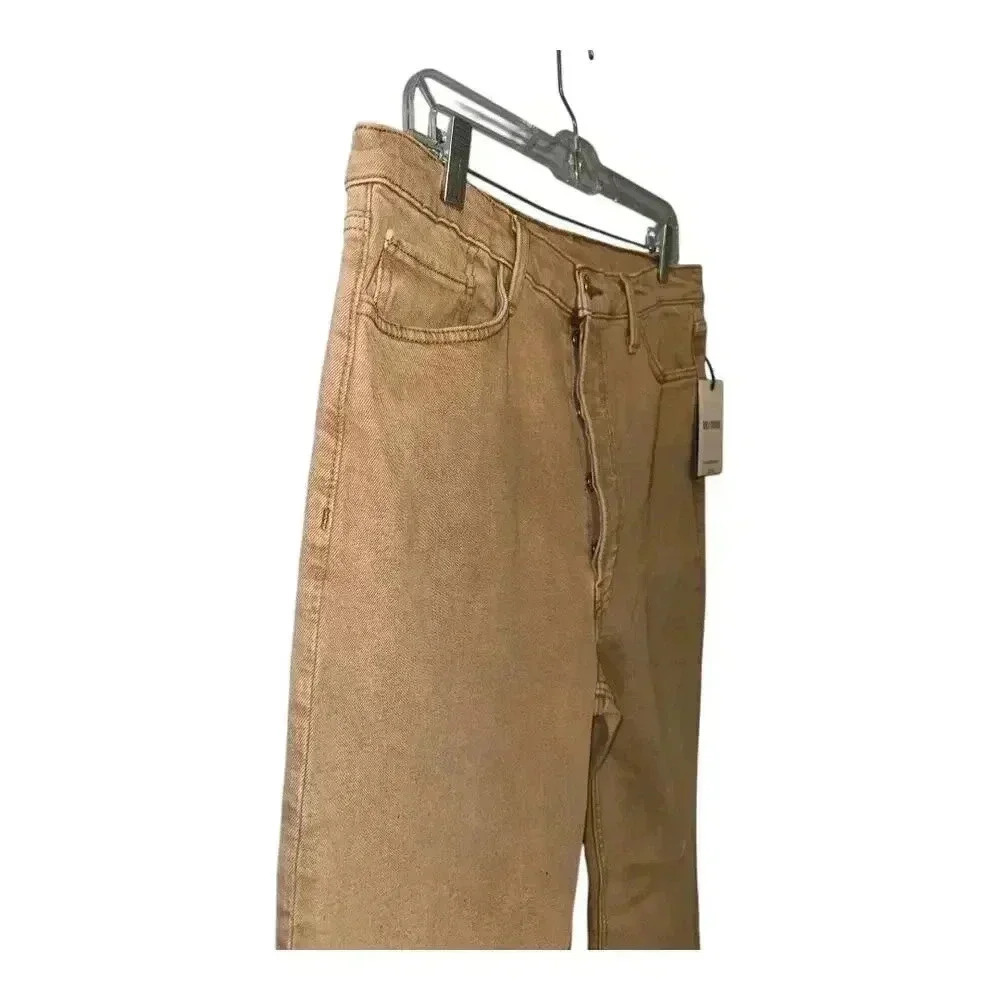 Re/Done Womens Khaki 90s High Rise Loose Fit Denim, Size 31 - Picture 4 of 8